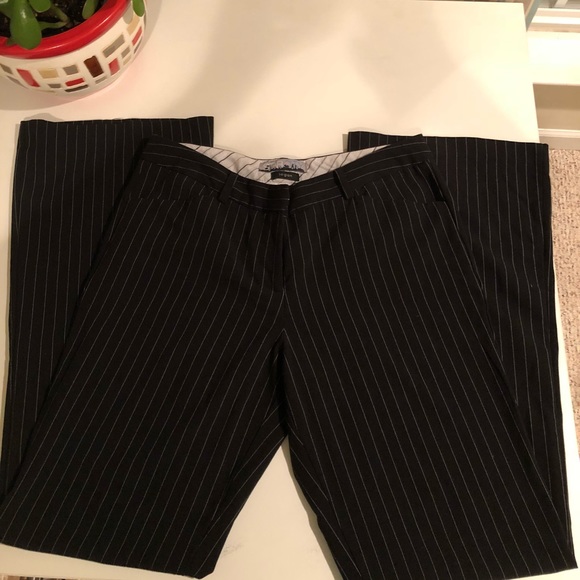 Pants - Black and White Stripe Trousers Pants - Black and White Stripe Trousers